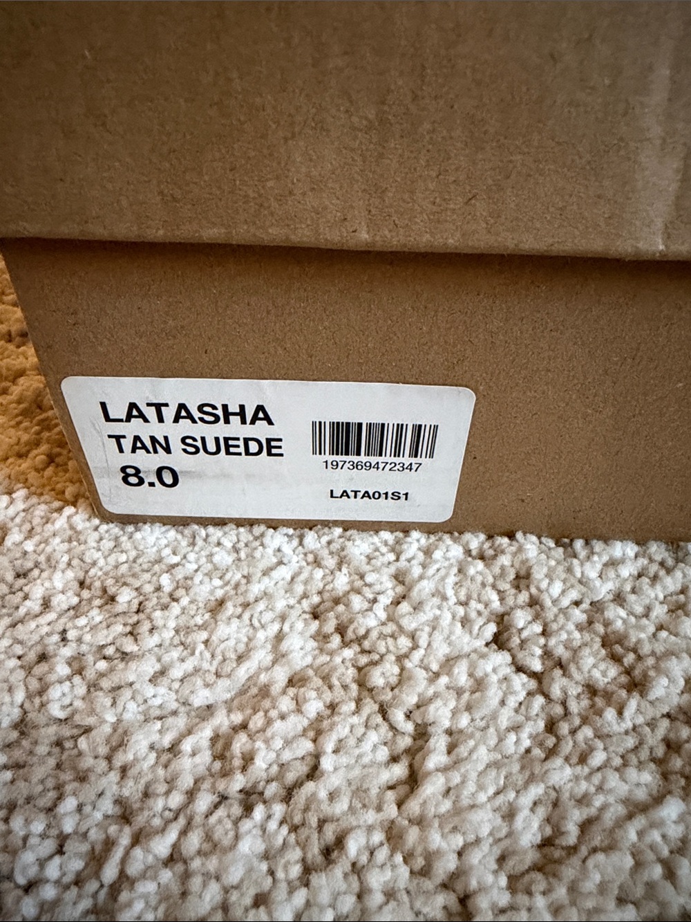 New in Box- Women’s Steve Madden Latasha Tan Suede boots size 8 - Picture 12 of 12